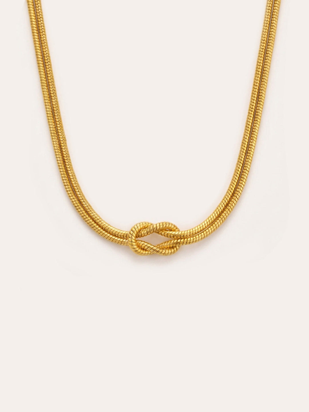 Nodo d’amore — collana con nodo