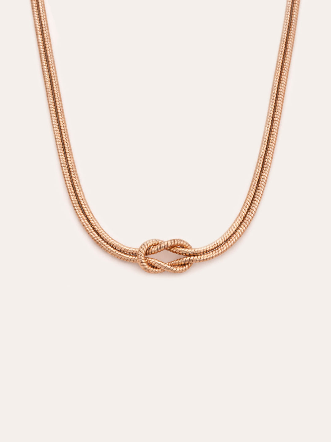 Nodo d’amore — collana con nodo