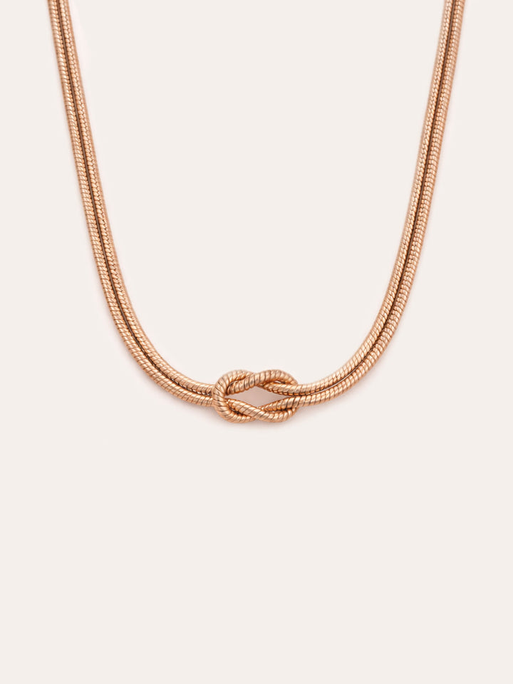 Nodo d’amore — collana con nodo